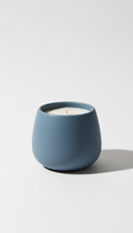Slate blue signature vessel candle