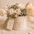 Floral Candle Box | Eucalyptus & Mint