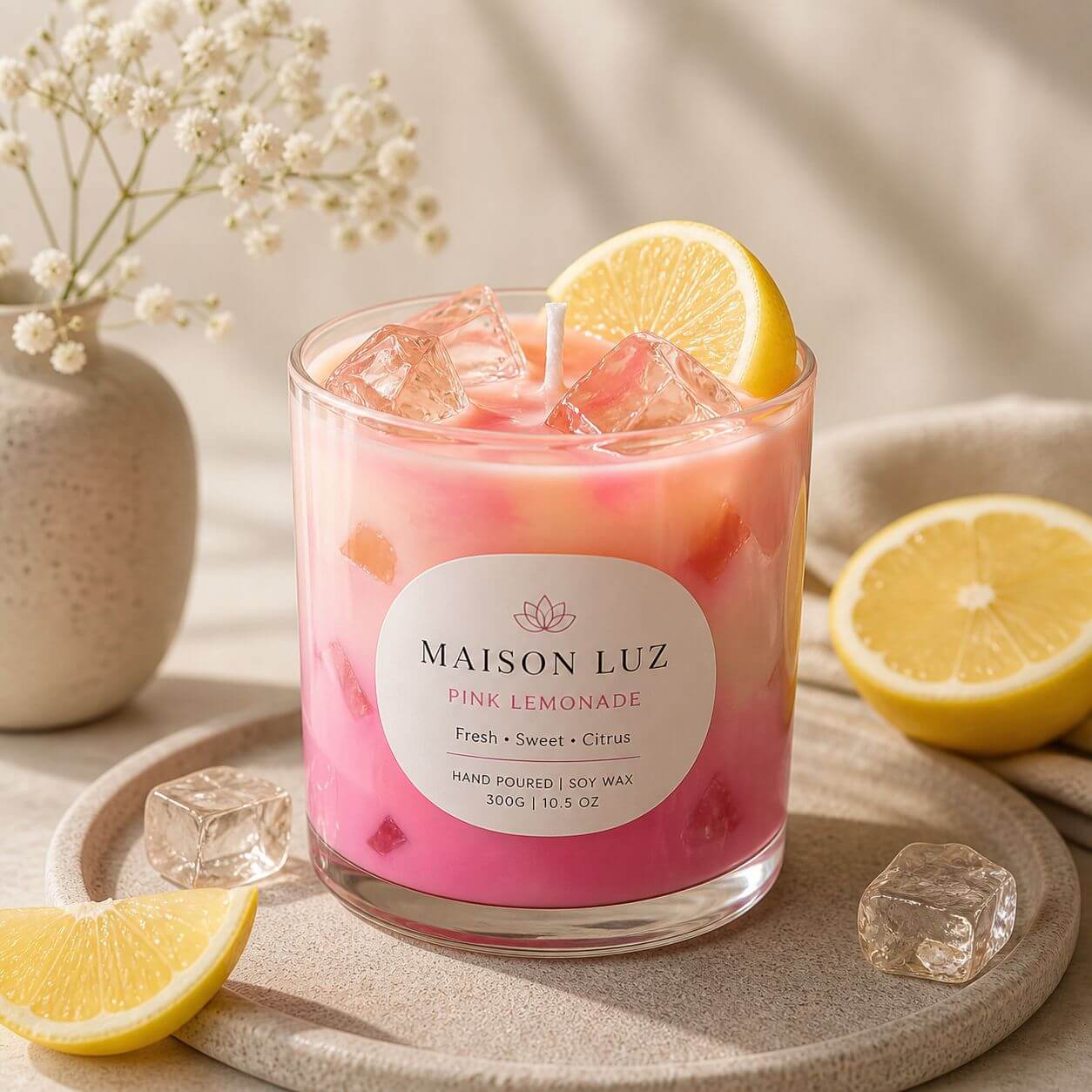 Pink Lemonade Candle – Maison Luz
