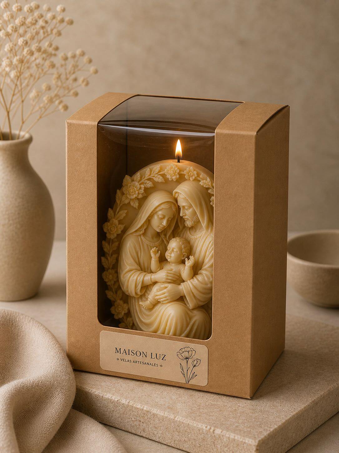 Sacred Family Candle – Maison Luz
