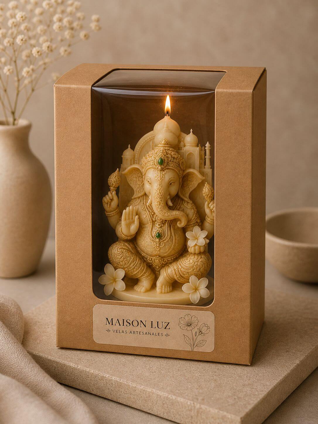 Divine Ganesha Candle – Maison Luz